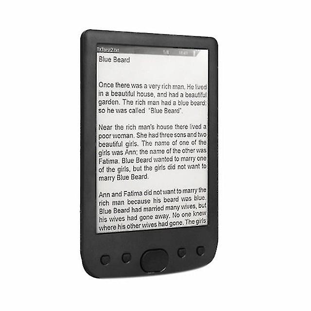 Bk-6025 6 Inch E-book Reader 800x600 Resolution E-ink Sn Glare-free With Usb Cable Pu-cover Built-in Light 4gb Memory Storag