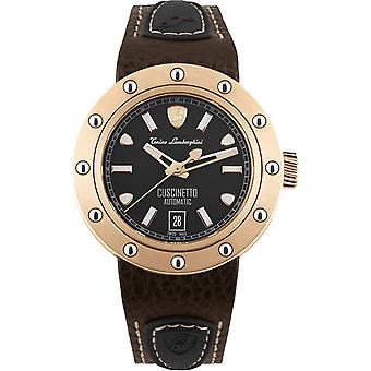 Cuscinetto Analog Man Watch Automatic with Cowhide Bracelet TLF-T01-5