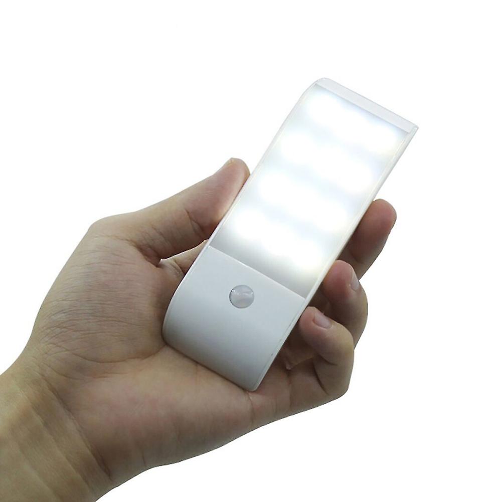 Rechargeable USB 12 LED PIR Motion Sensor Induction Night Light Cabinet Lamp