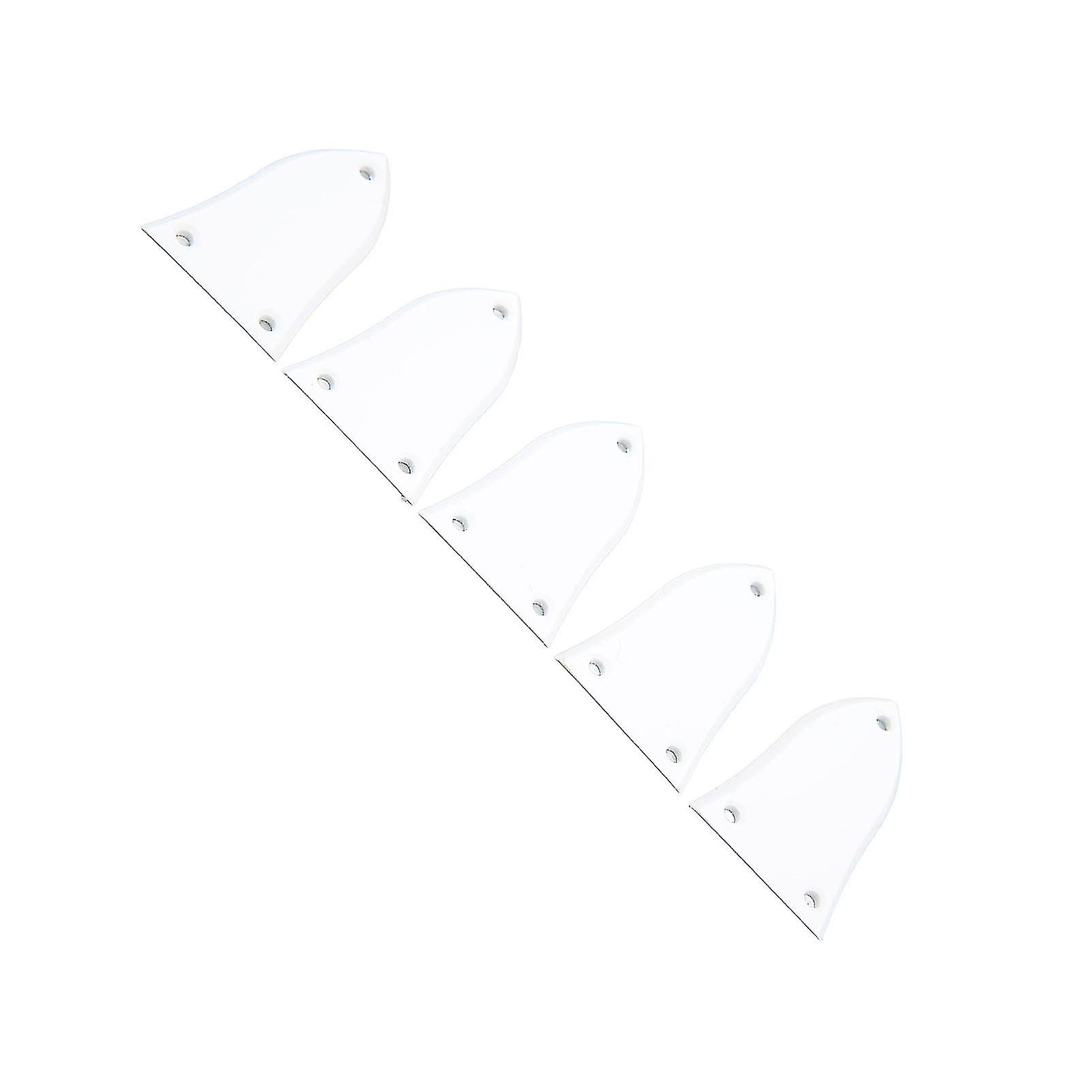 5個のトラスロッドカバーベースエレクトリックギター用3穴プラスチック楽器アクセサリー