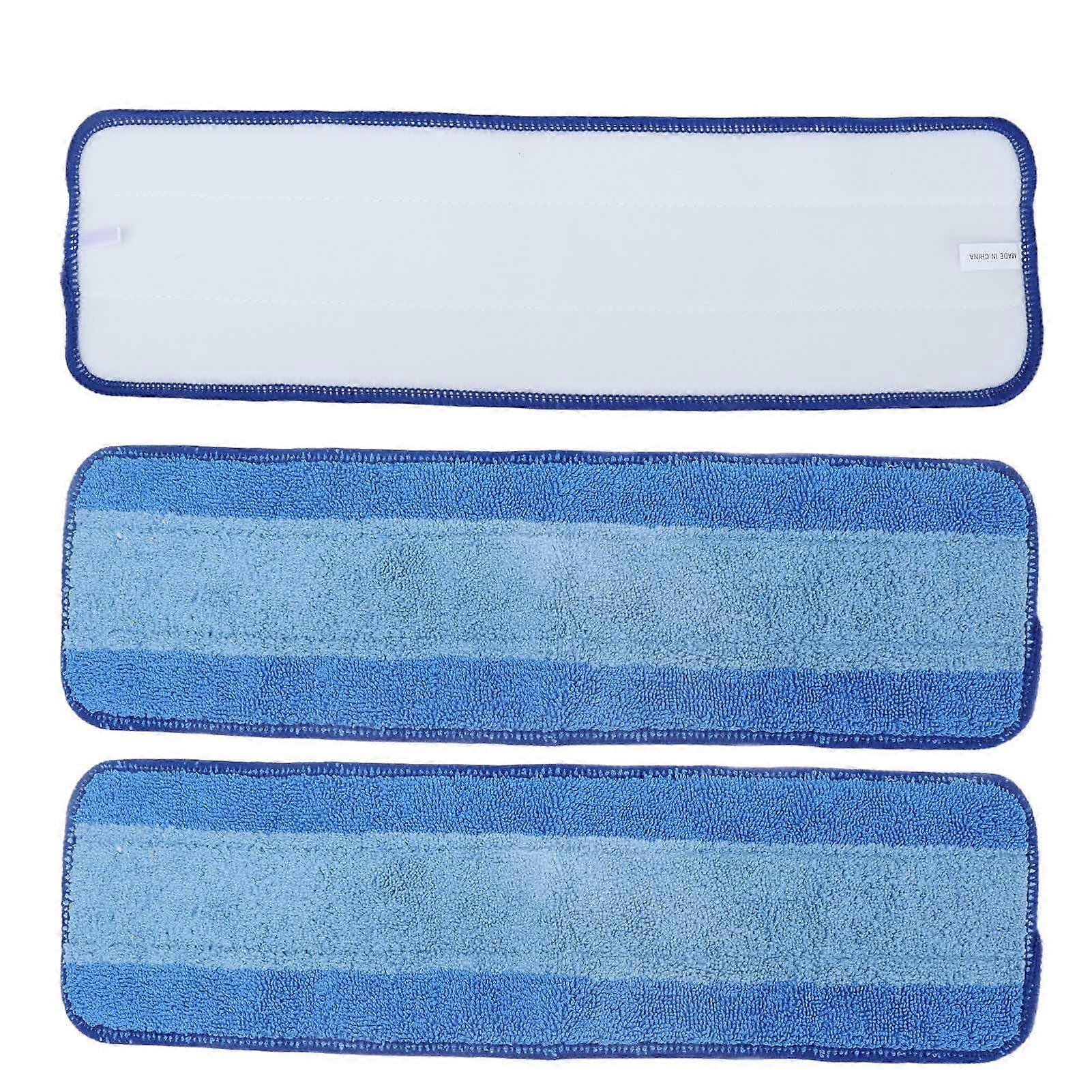 3PCS Wet Dry Dual Use Mop Cloth Refills Reusable Microfiber Mop Pad for Bona Mop Floor Cleaning