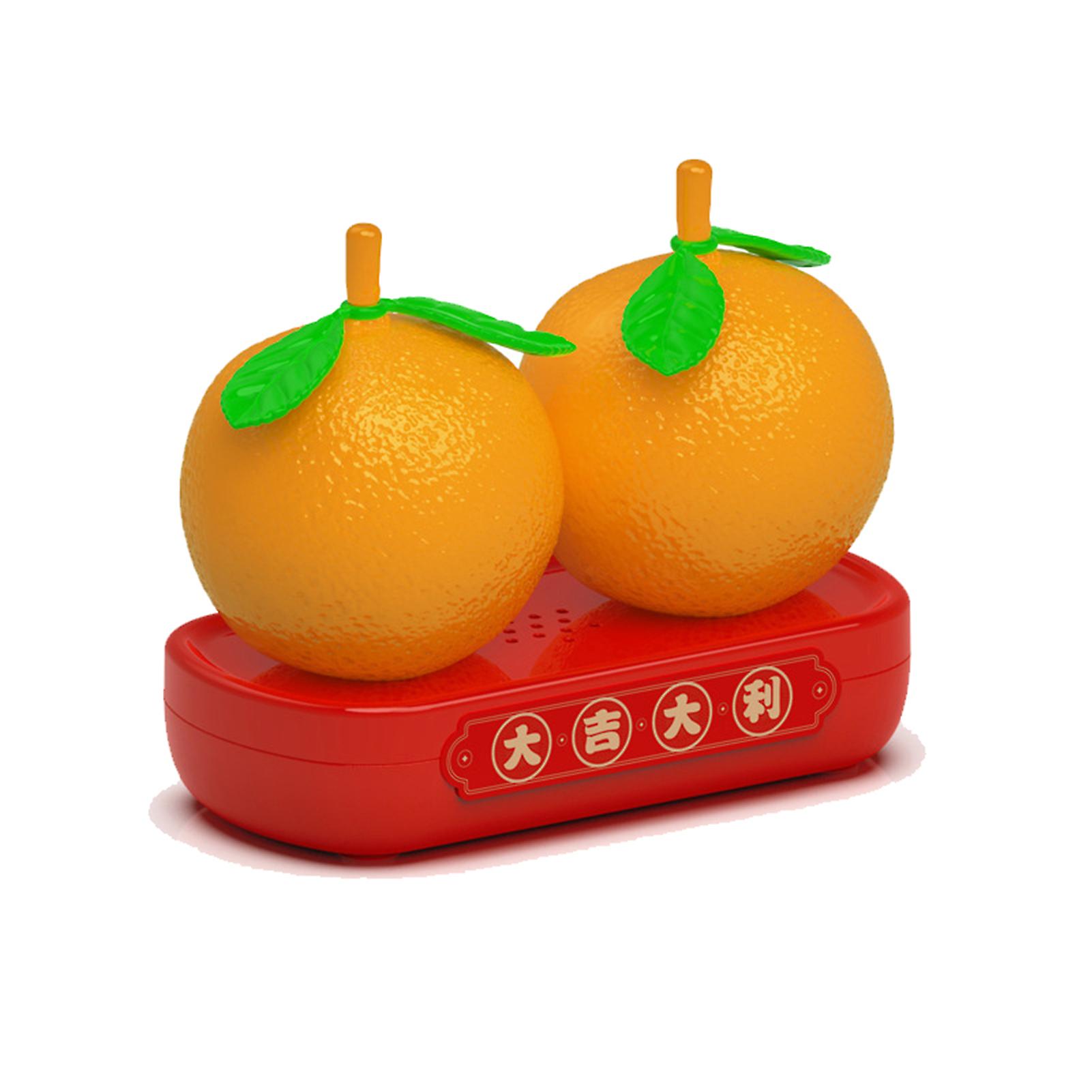 Creativity Oranges Shape Night Light Interseting Fruit Shape Atmosphere Lamp for Table