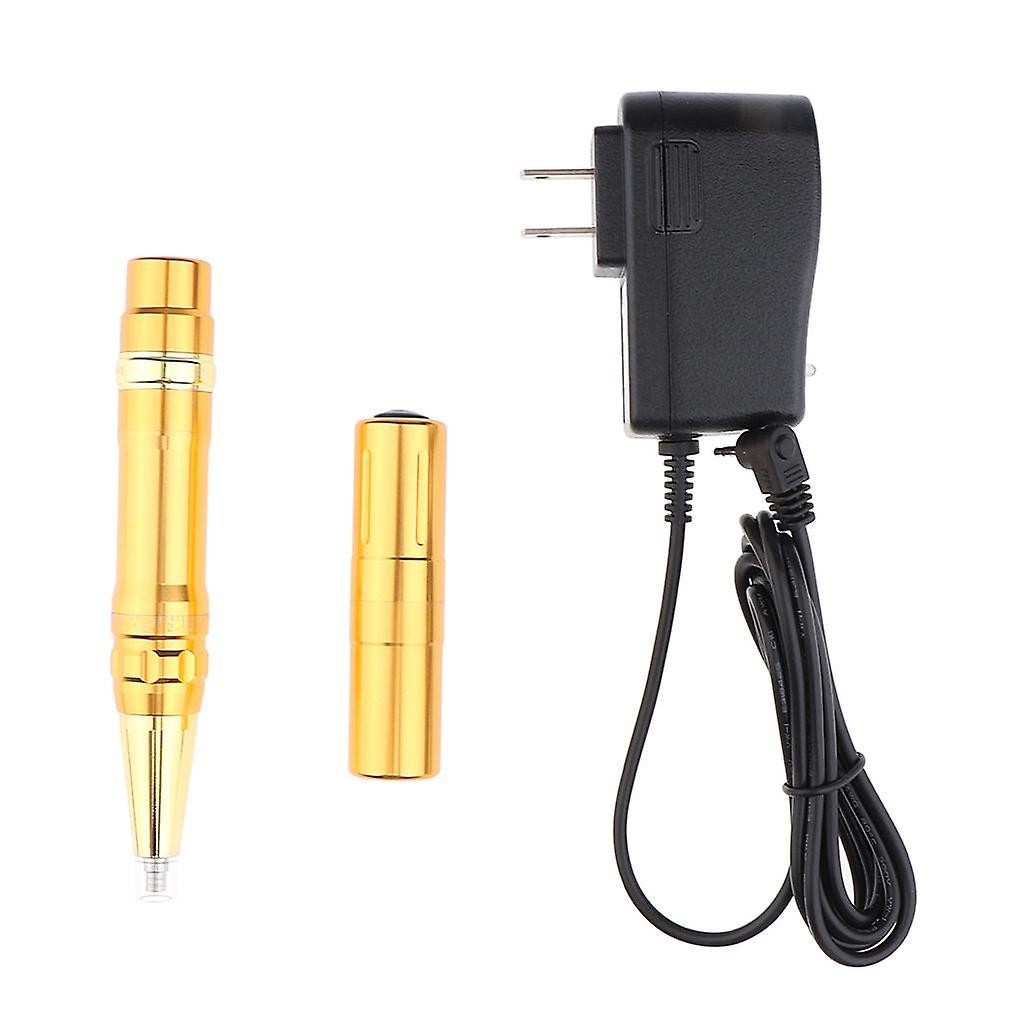 Maquillage Permanent Machine Sourcils Tatouage Professionnel Rotatif Microblading Stylo Or
