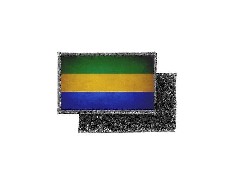 Patch ecusson prints vintage Gabonese flag badge