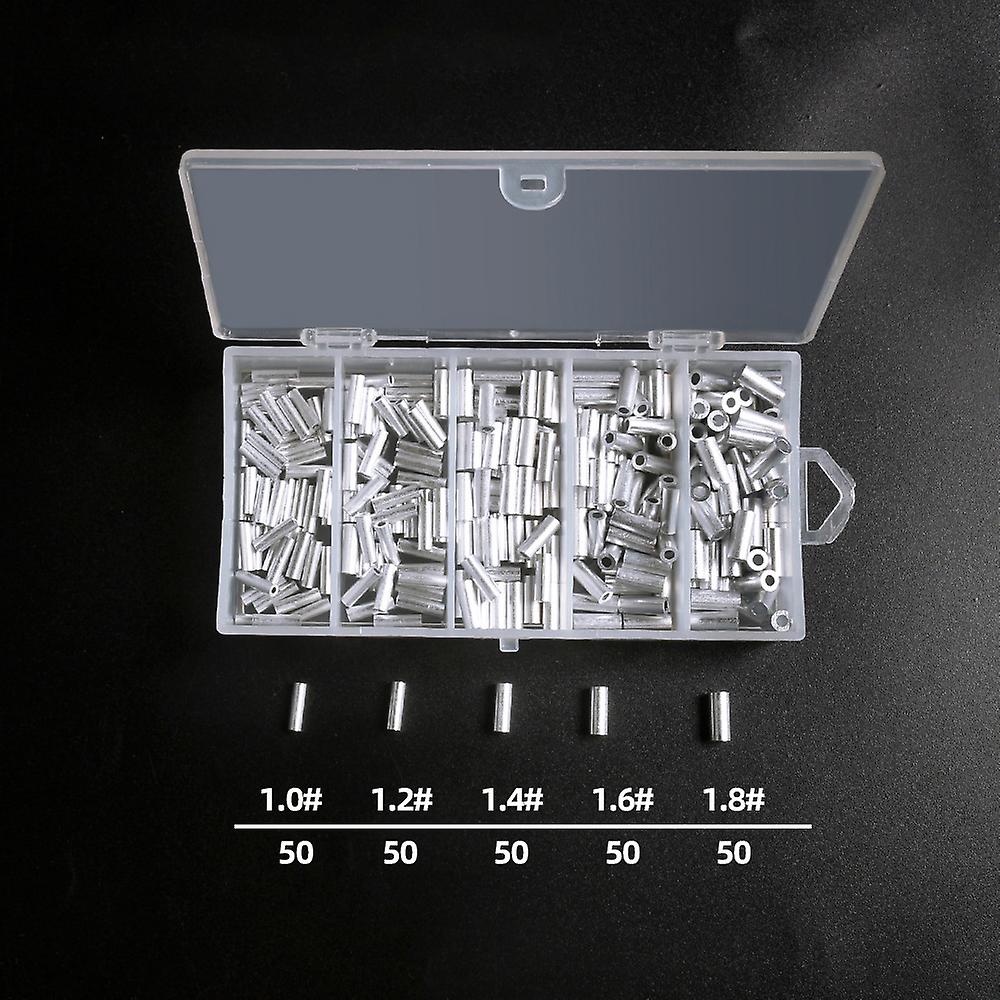500buc aluminiu manșoane sertizare conector kit