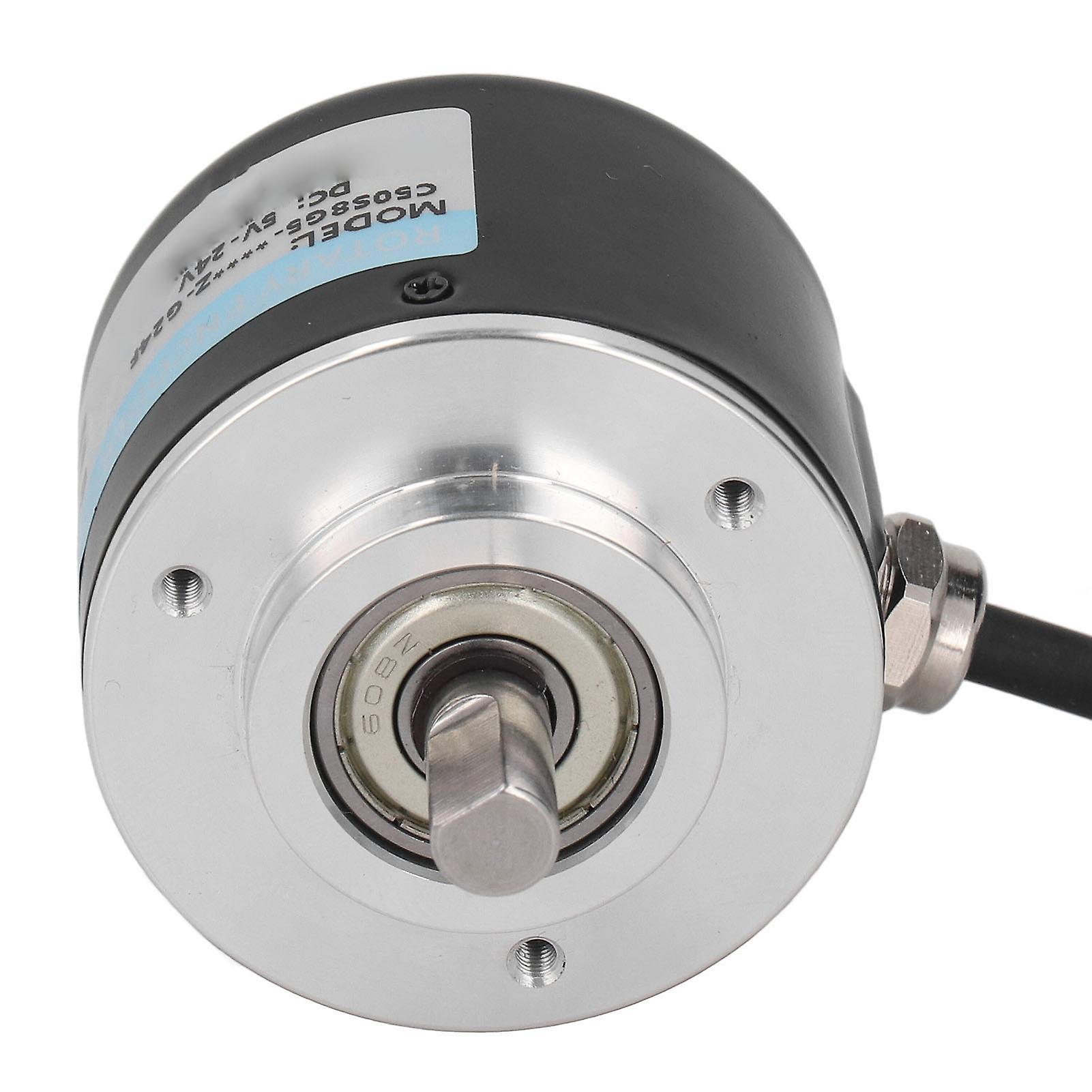 2 Phase Incremental Rotary Encoder 50mm Outer Diameter IP50 PNP Rotary Encoder DC5‑24V 1000P/R 