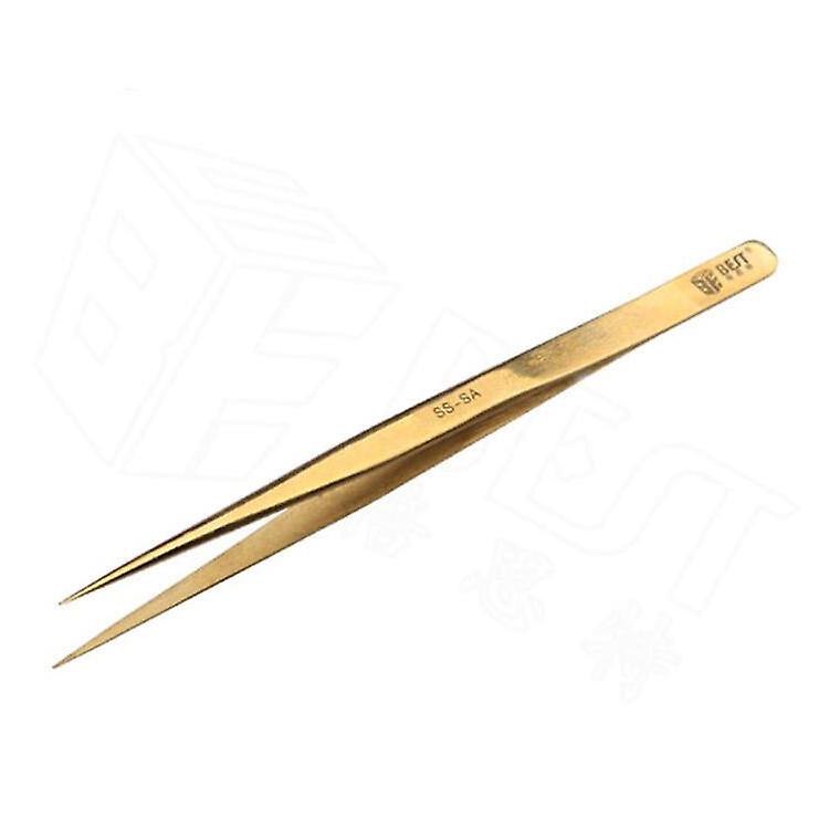 Gold Plated Tip Tweezer Precision Tweezers Laid Special Hard Wear-resistant