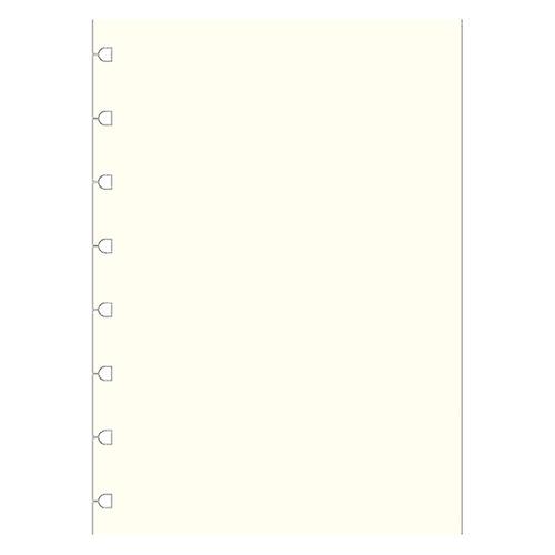 PLAIN Filofax Easy to Insert A5 Size Notebook Refill 32pk in Clean White Colour