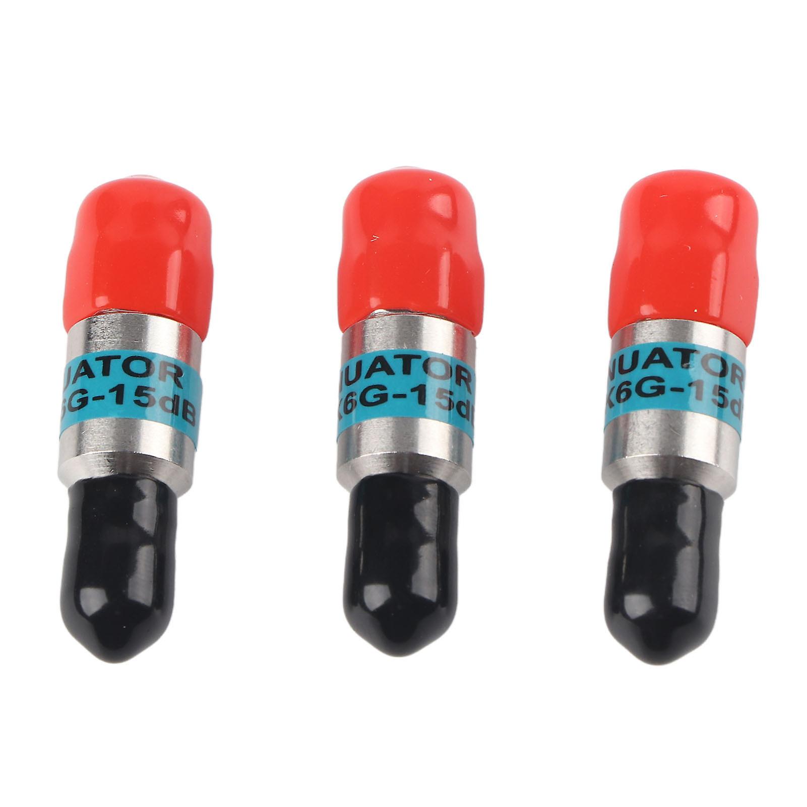 Attenuator, SMA‑JK Male to Female RF Coaxial Attenuator 2W 6GHz 50Ω 1‑30dB(15db)