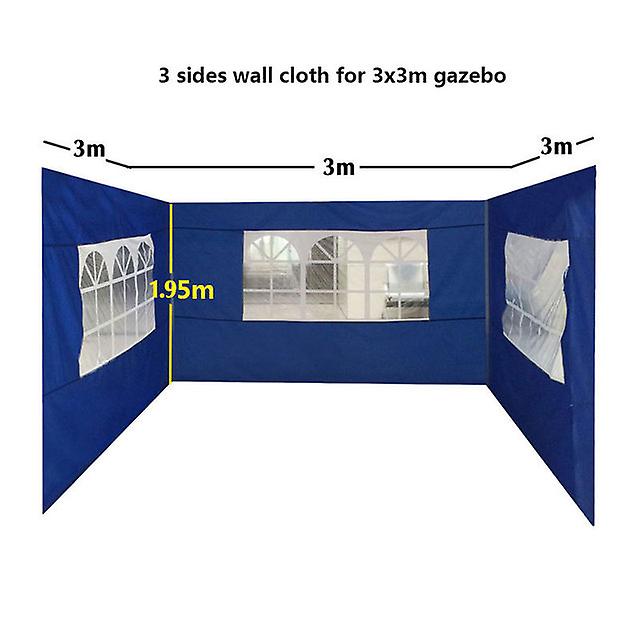 سطح خيمة خارجية محمولة تحل محل القماش مقاوم للمطر مقاوم للماء شرفة التفاف القماش حديقة الظل غطاء المأوى 3 م / 6 م / 9 م / 12 م
