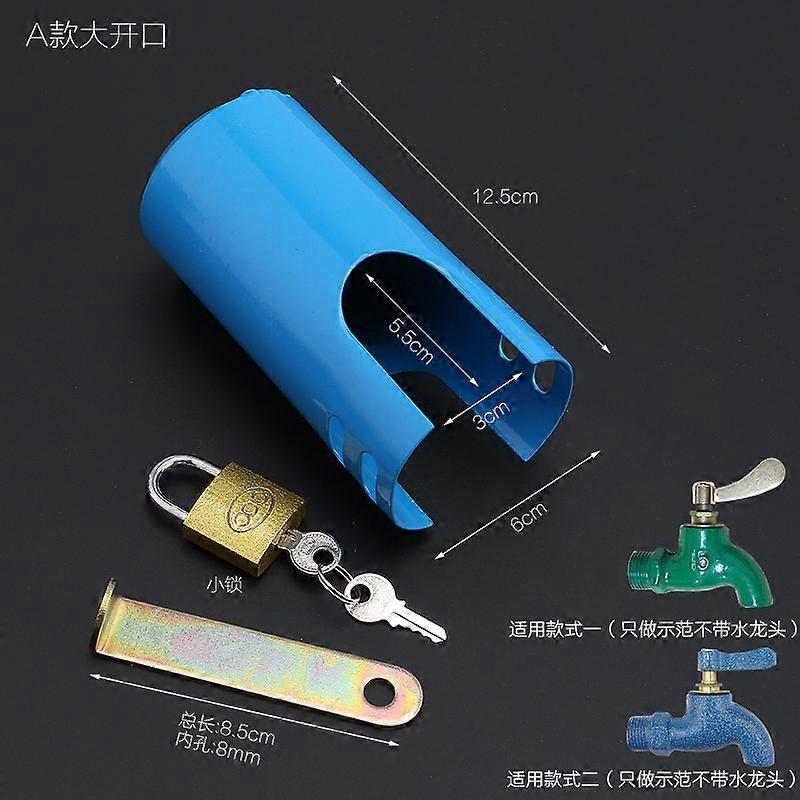 1 Set of Faucet Protection Cover Practical Spigot Lock Faucet Protector Lock with Keys Outdoor