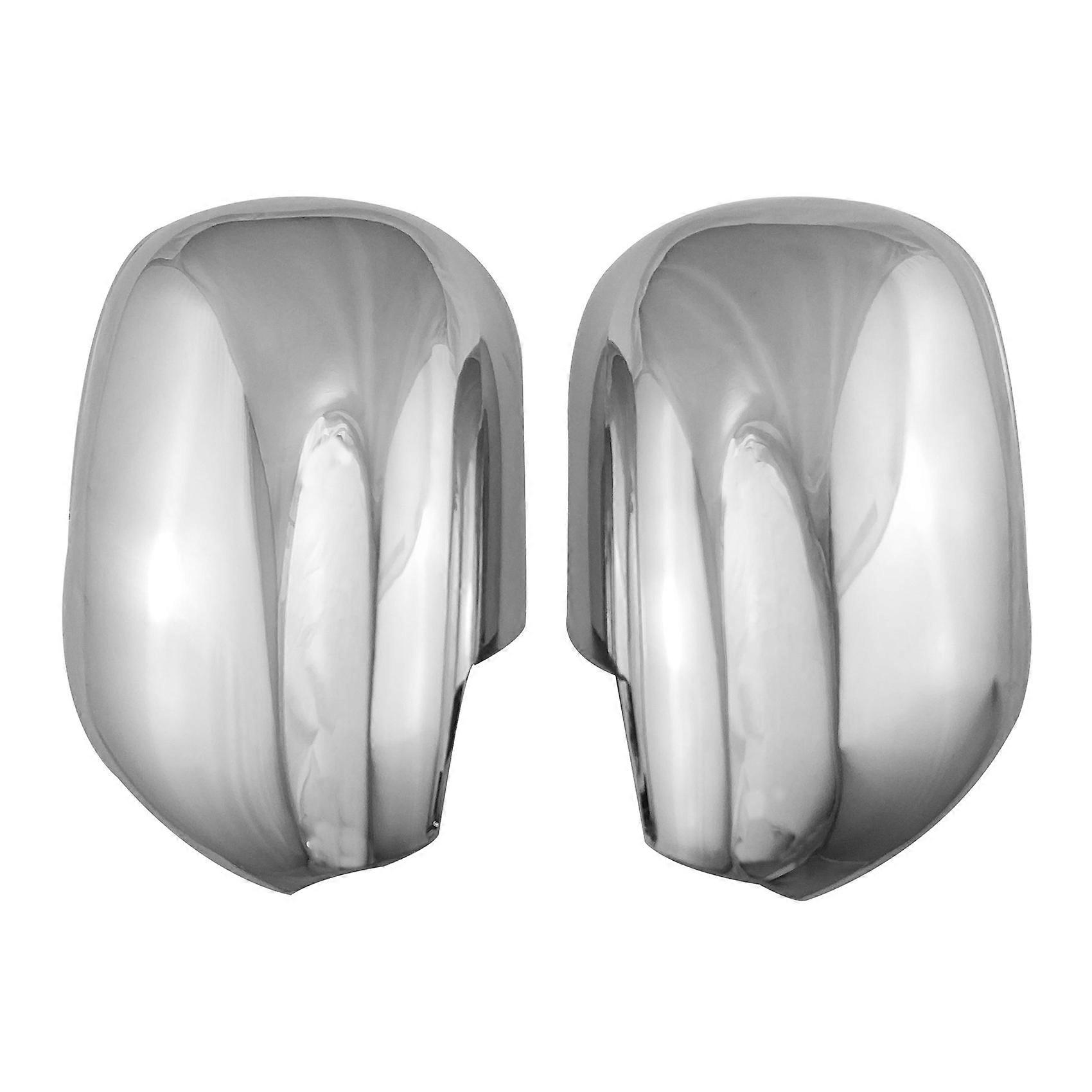 Car Chrome Rear View Rearview Side Glass Mirror Cover Trim Frame Side Mirror Caps for Commuter 2006