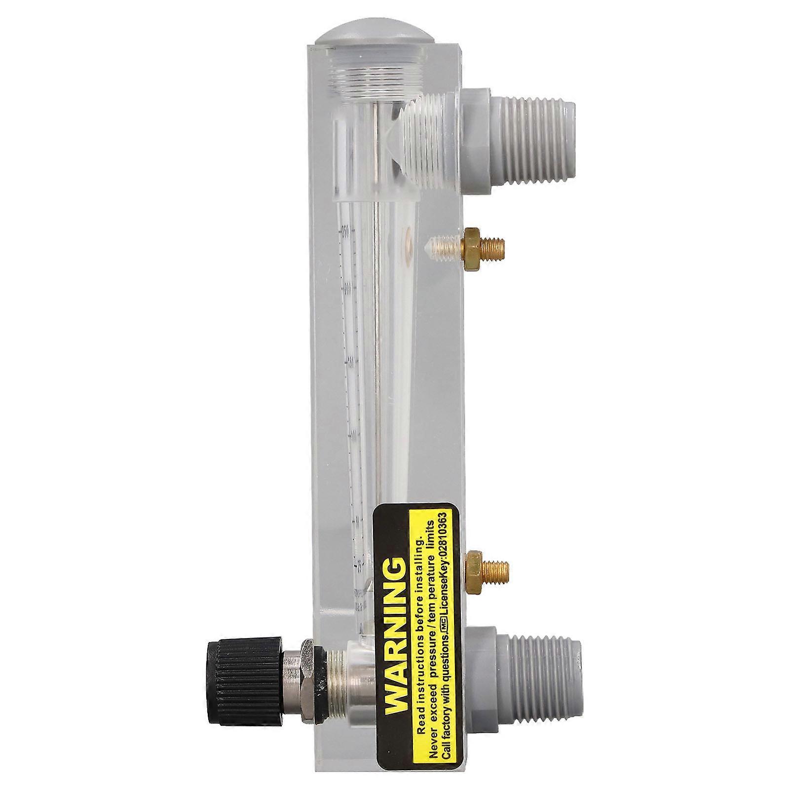 Water Liquid Flow Meter High Accuracy Large Measurement Range Transparent Acrylic Panel Flowmeter