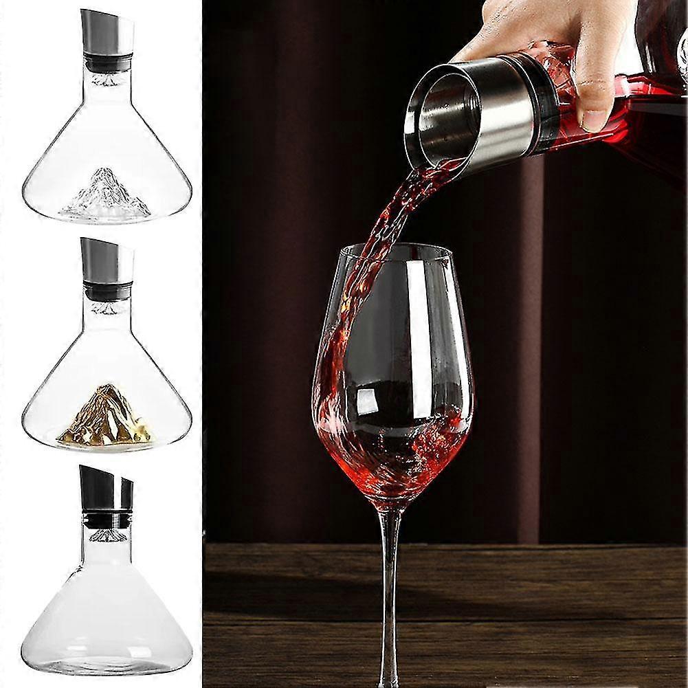 Hand Blown Red Glass 1500ml Carafe
