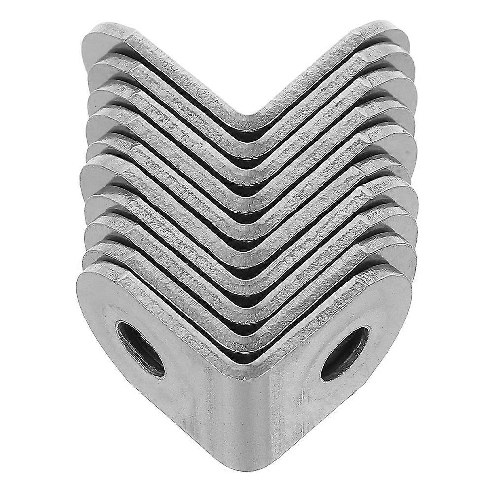 10pcs Corner Brackets Corner Braces 90 Degree Brackets Small Shelf Brackets For Shelves