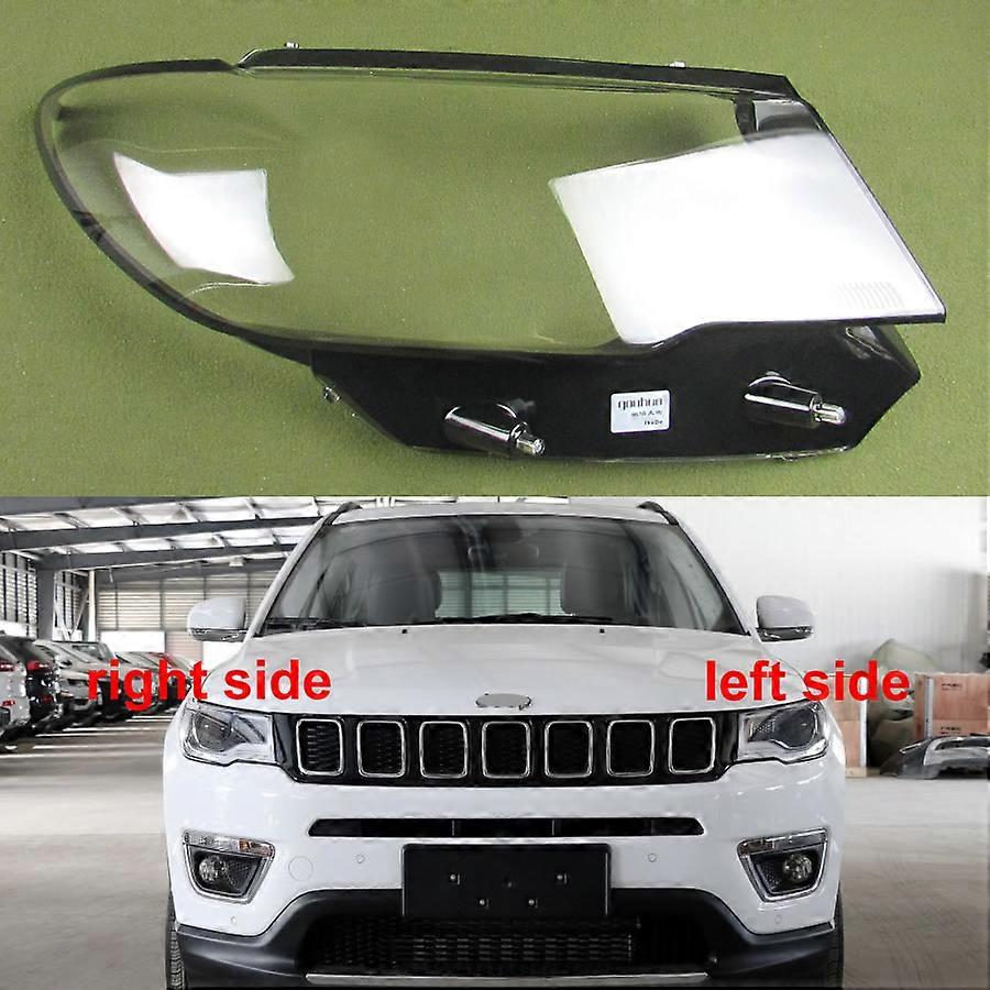 Transparent Headlamp Lamp Shell Lens Headlight Shade For Jeep Compass 2017 2018 2019 Plexiglass Replace Lampshade