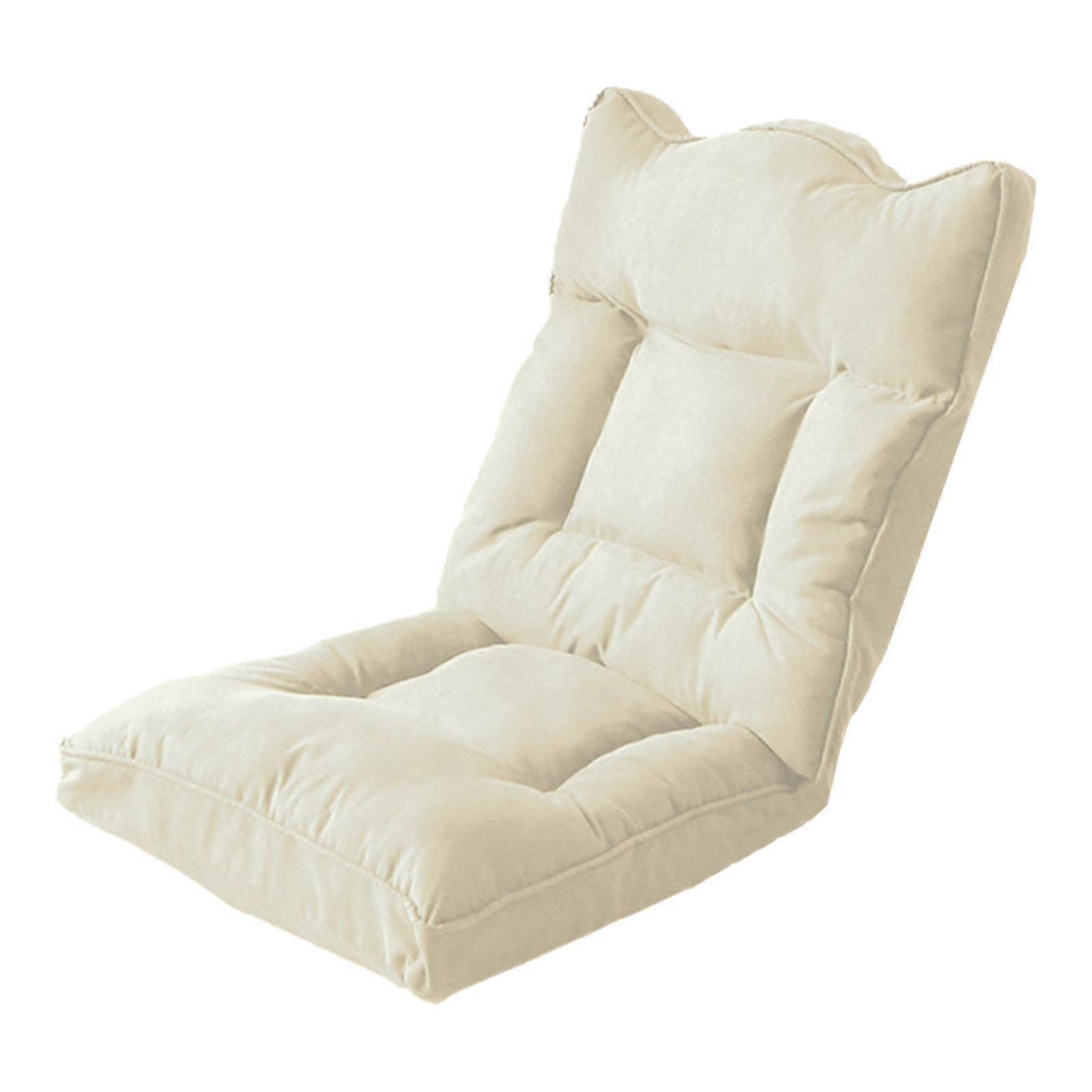 Folding Floor Chair Ergonomic Foldable Floor Seating for Gaming Reading Home Green