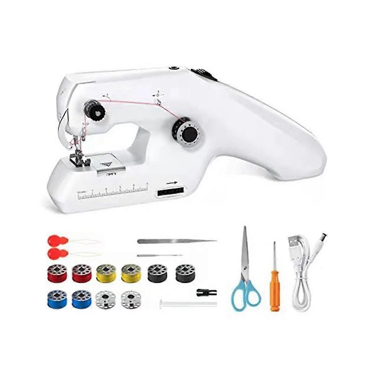 Automatic Handheld Sewing Machine, Mini Portable Sewing Machine Cordless Sewing Machine For Adult D
