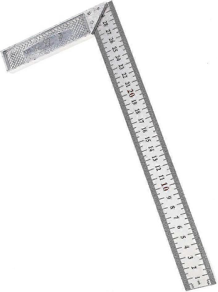 مهندس مربع الإطار مربع الجمع مربع 90 درجة المعادن الزاوية اليمنى حاكم مربع 30cm 1mm مهندس الصلب اختبار مربع النجارة الخشب Measurin