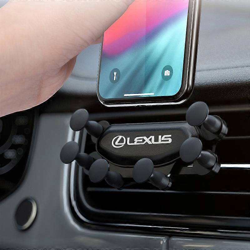 Magnetic mobile phone support for car, mounting support on ventilation grid, mobile phone support for lexus jas300, jas450, IS200, IS250, IS300, GS300