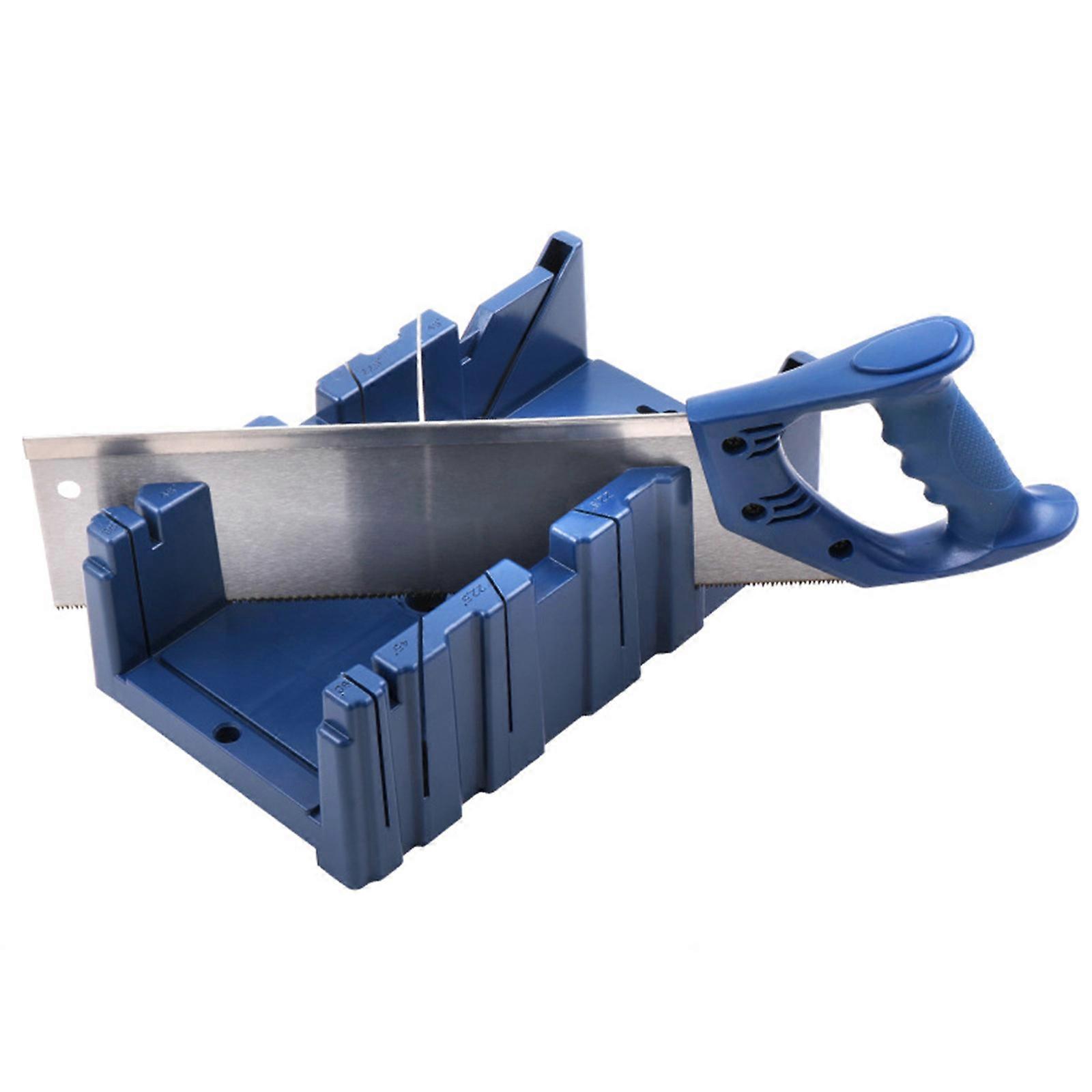 Mitre Saw Box ABS 45 90 Graus Mitre Box Madeira Armário de serra angular
