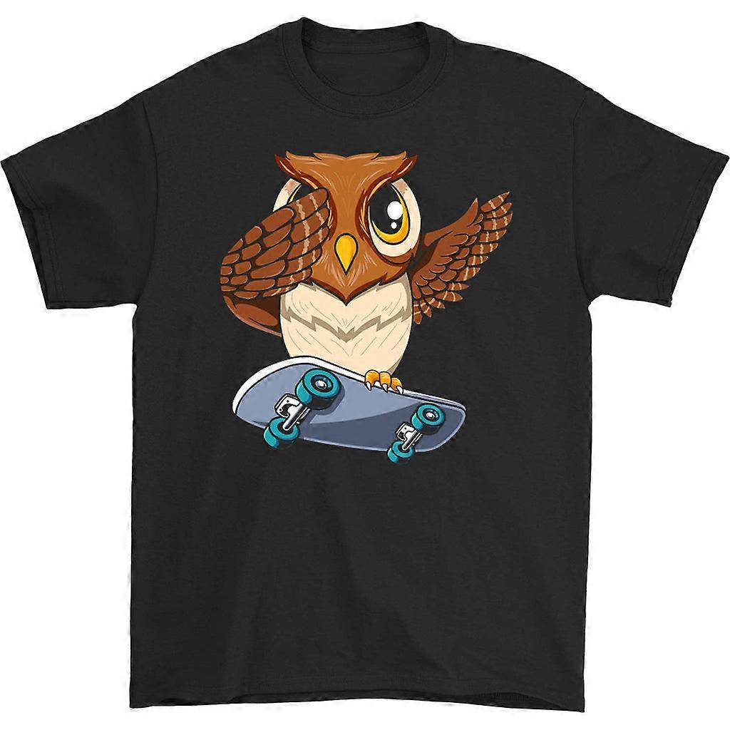 Skateboarding Owl T-shirt