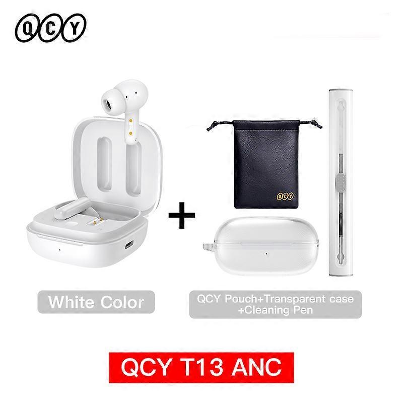 T13 ANC Wireless Earphones Bluetooth 5.3 TWS ANC Noise Cancellation Headphone 4 Mics ENC Headset in-Ear Handfree Earbuds