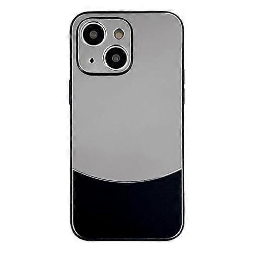 For iPhone 15 Shockproof Frosted PC Silicone Frame Mobile Phone Case