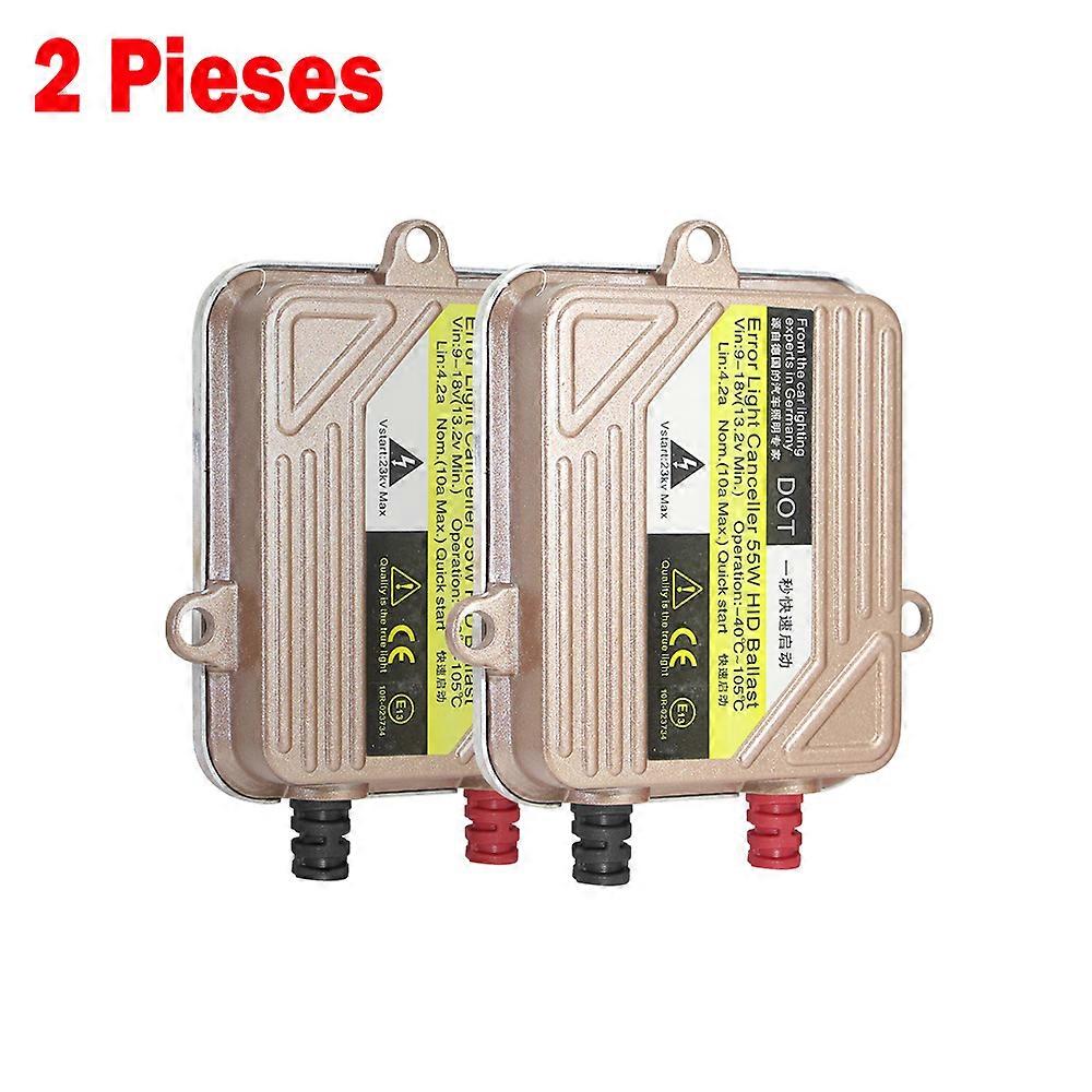 55W HID Xenon Ballast Slim Digital Block Ballast Electronic Ignition 12V For Xenon Bulb H1 H7 H4 H3 H8 H11 9005 9006 9007 881