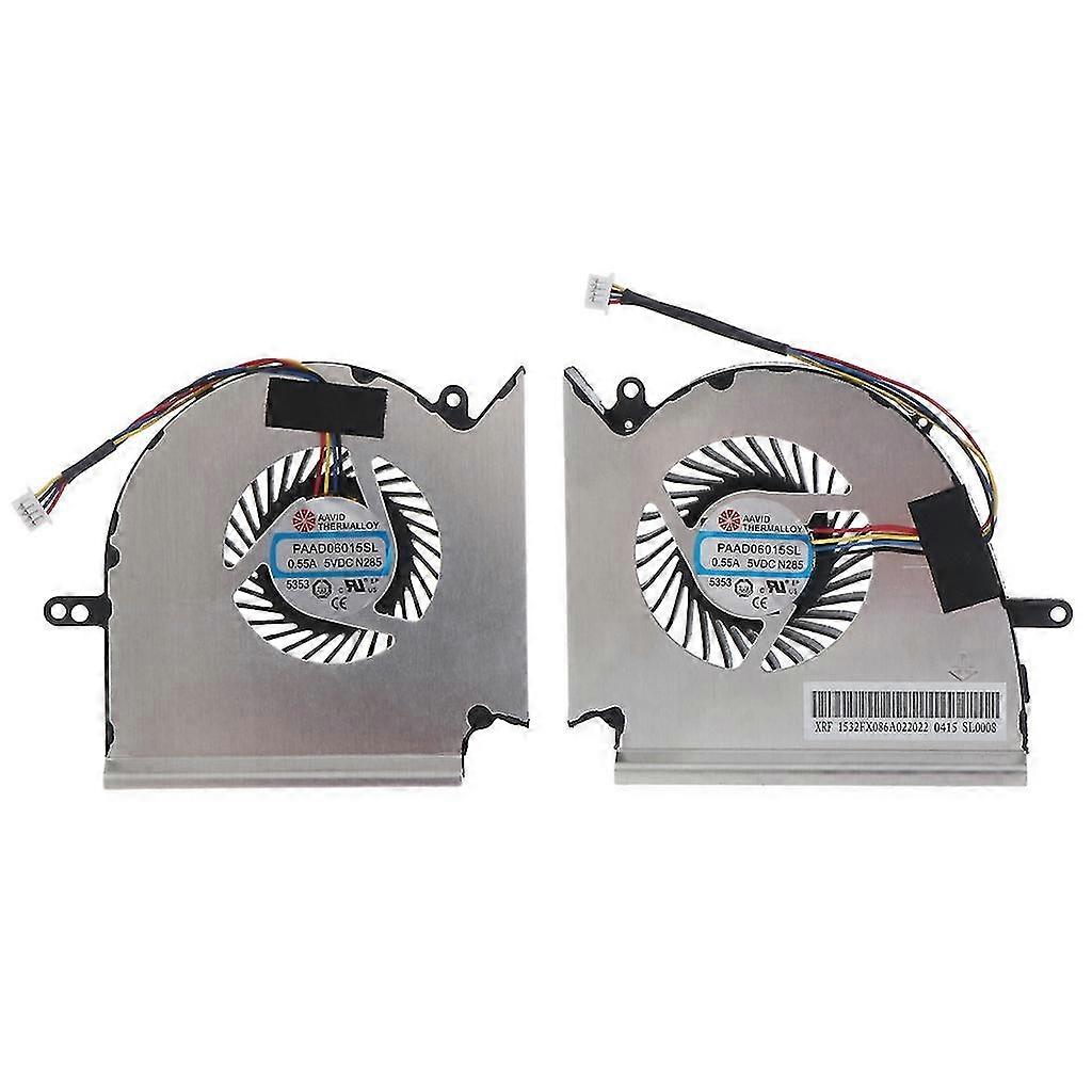 for MSI GE75 GP75 GE63 GP63 GL63 Laptop CPU Cooling Fan 5V 4pin GPU Radiator