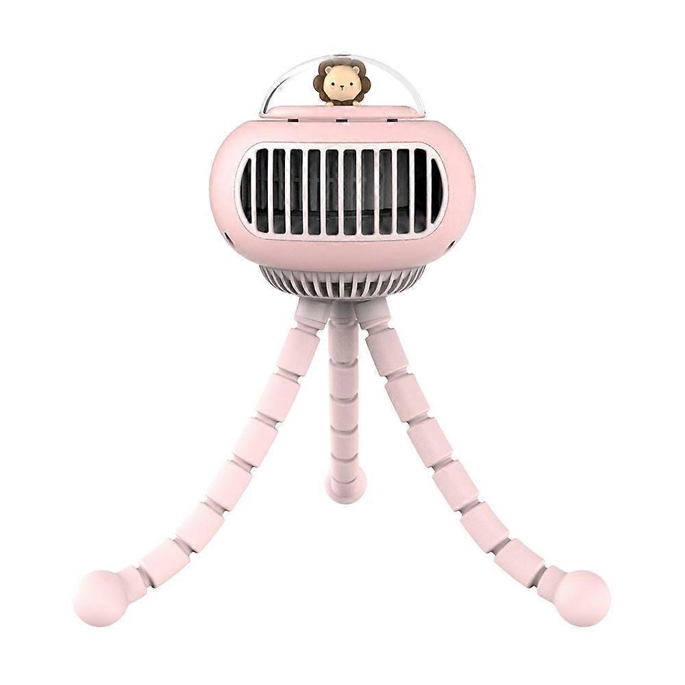 Stroller Fan Bladeless Portable Octopus Fan Multi Function Rechargeable Fans