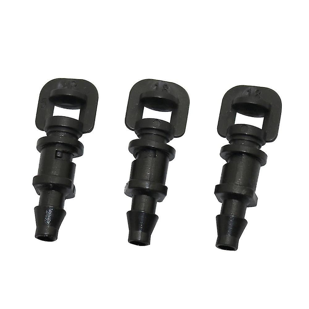 30pcs 360degree Refractive Micro Sprinkler Irrigation Nozzle Barb Connector