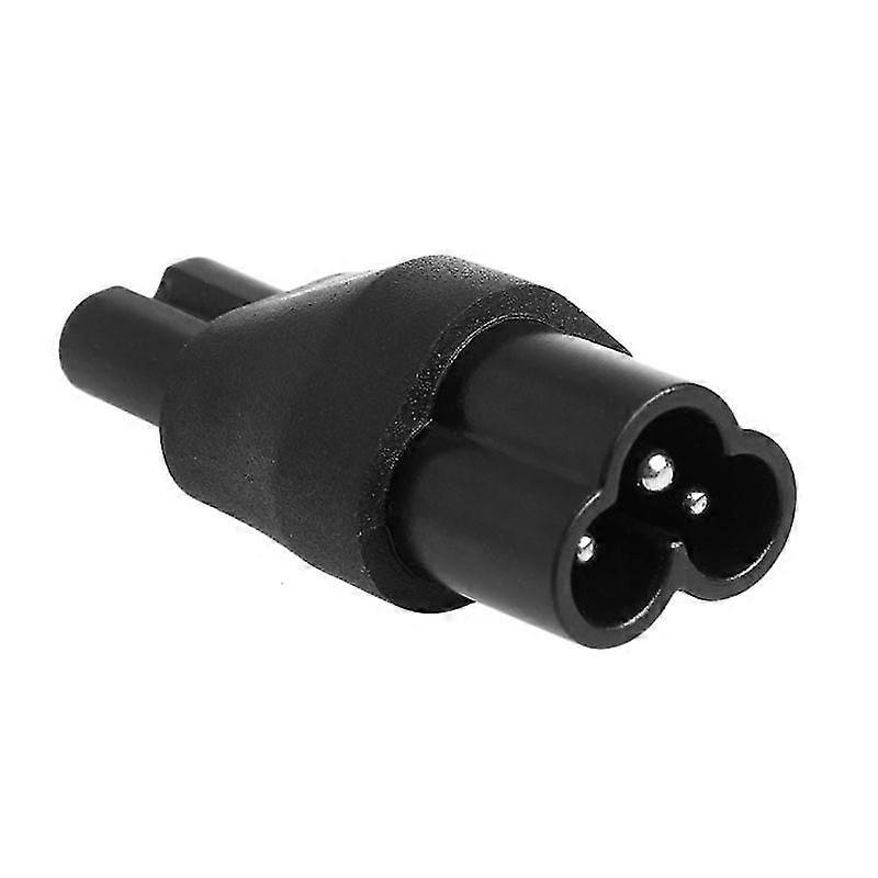 Iec 320 2-pin C7 Female To C6 Male Cloverleaf Plug Ac Power Adapter Converter