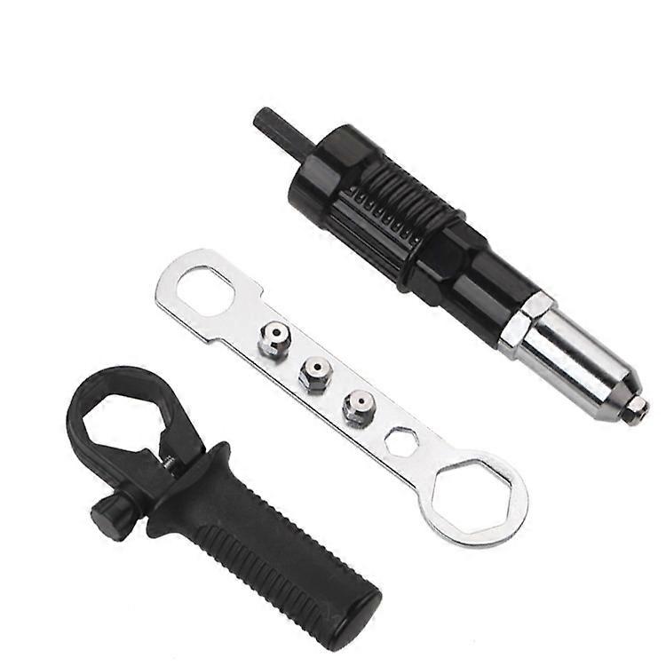 Riveter Pliers Cordless Rivet Gun Electric Rivet Drill Tool Kit Adapter Insert