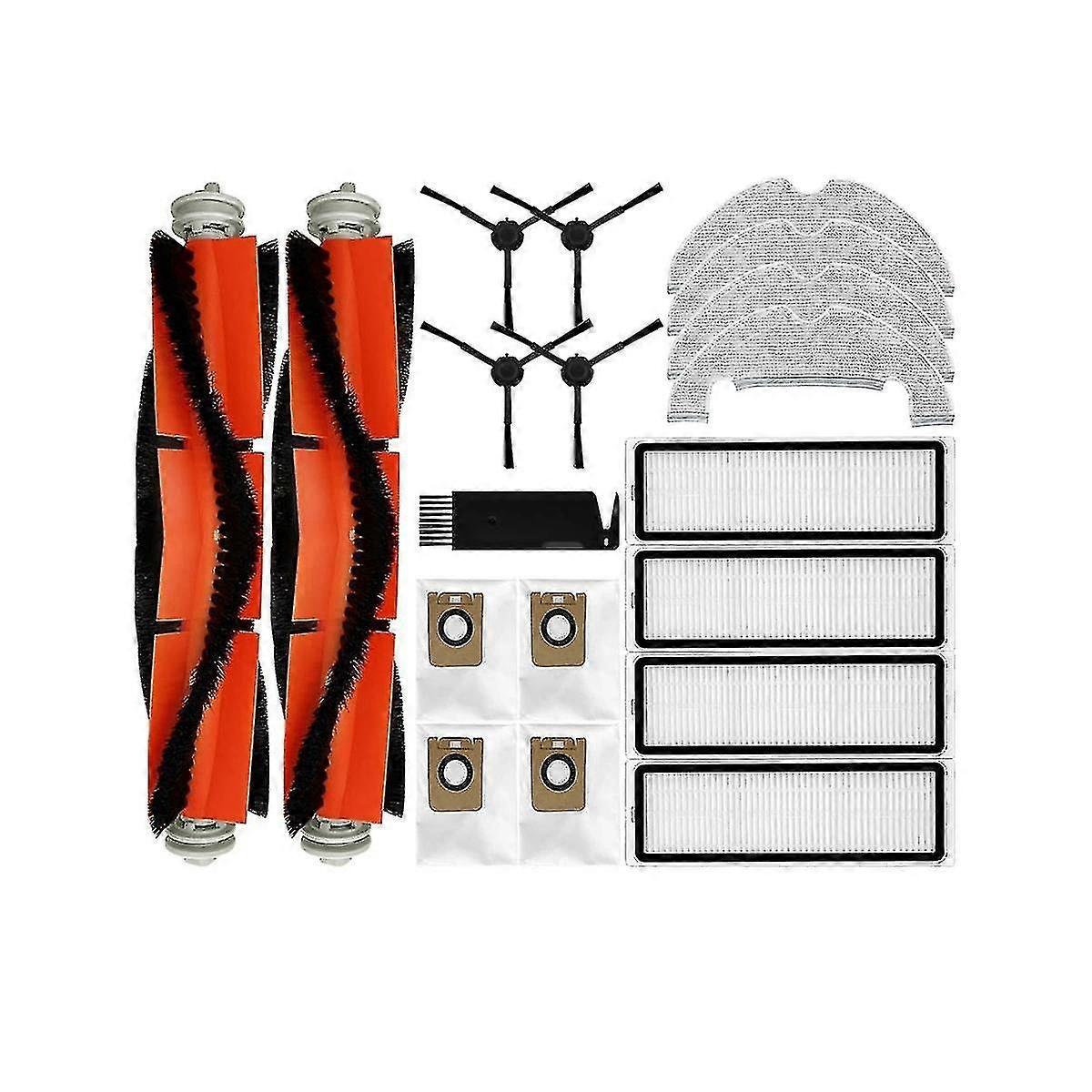 For D10s Plus Robot Vacuum Cleaner Spare Parts Main Side Brush Hepa Filter Mop Rag Cloth Dust Bag A