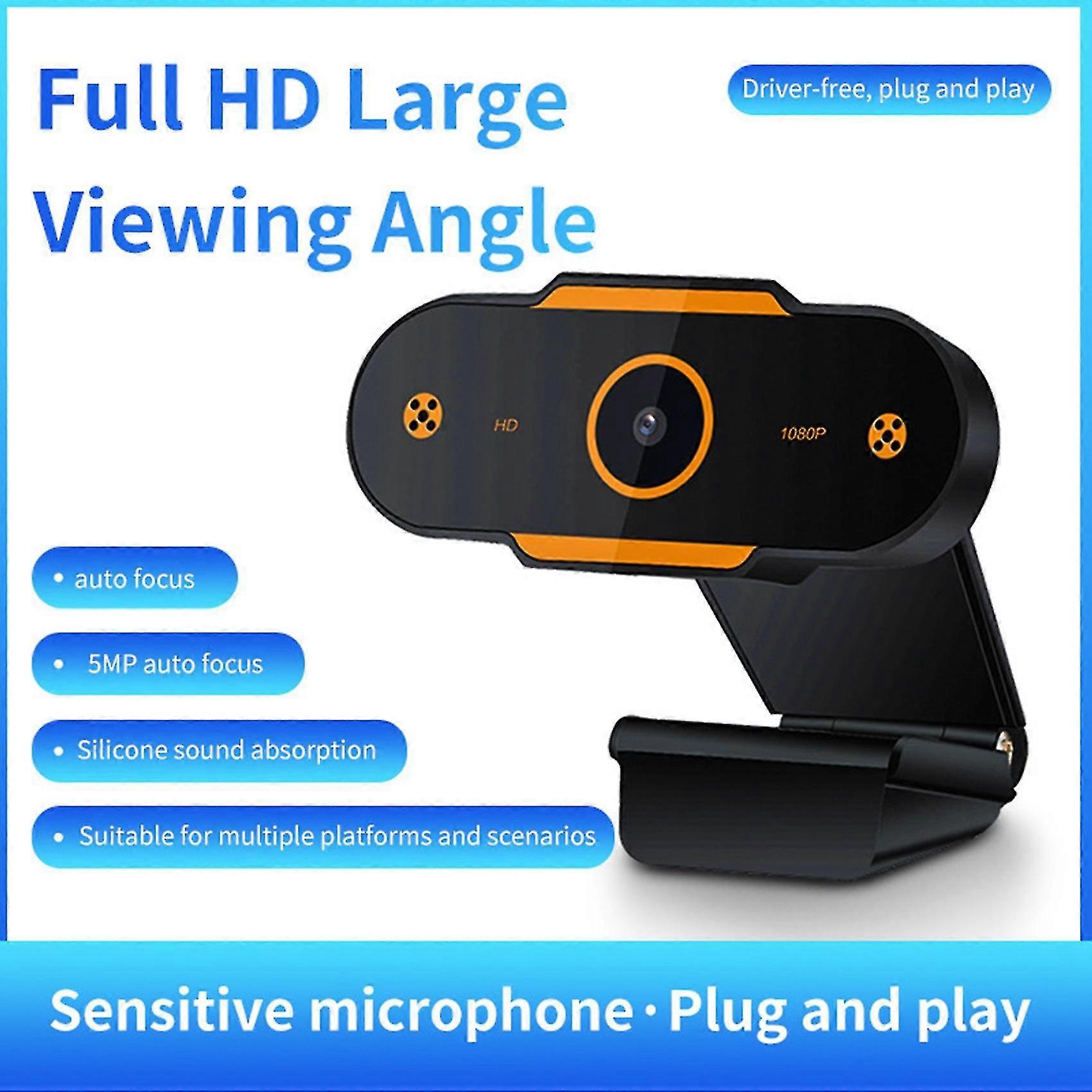 Usb Web Camera 1080p Hd Drive-free Auto Focus With Microphone Computer Camera