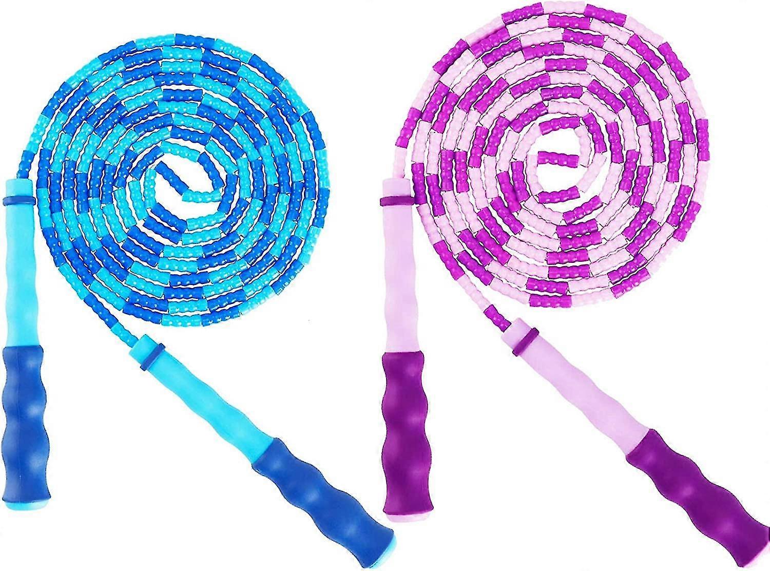 Jump Rope Soft Beaded Segment Jump Rope - Adjustable For Men, Women