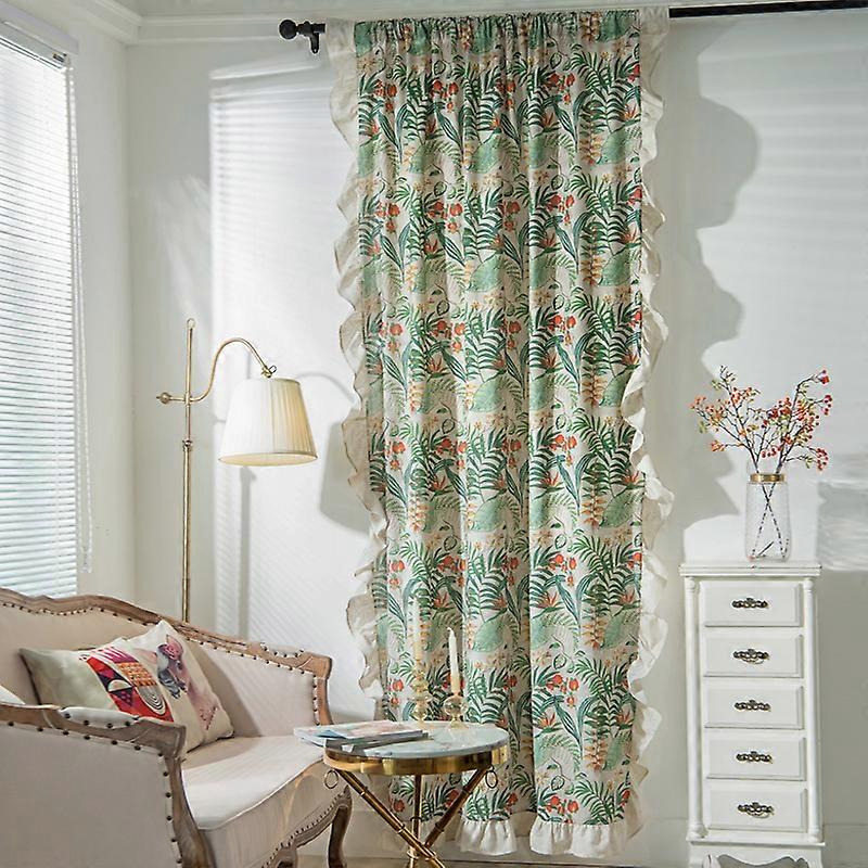 Green Curtains 1 Panels , Light Filtering