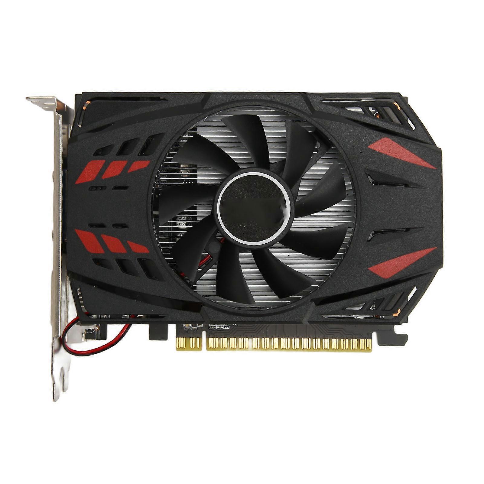 Scheda grafica desktop 4GB DDR3 40nm 128bit 700/500MHz Ventola di raffreddamento VGA DVI HD Porte Scheda video da gioco per chassis ATX ITX