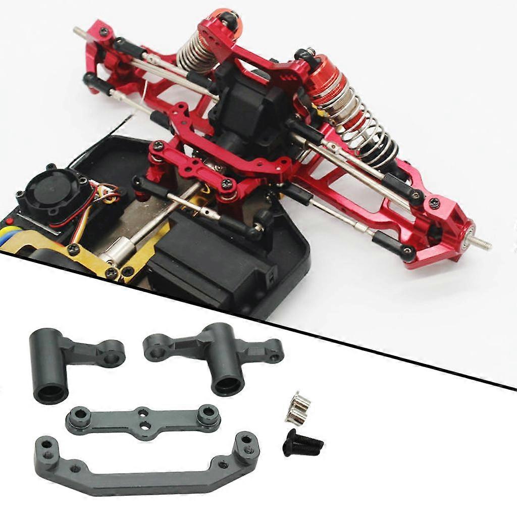 1/10 Remote Control Car Steering Parts for WLtoys 104001 LC10B5 RC Crawler Car - Red