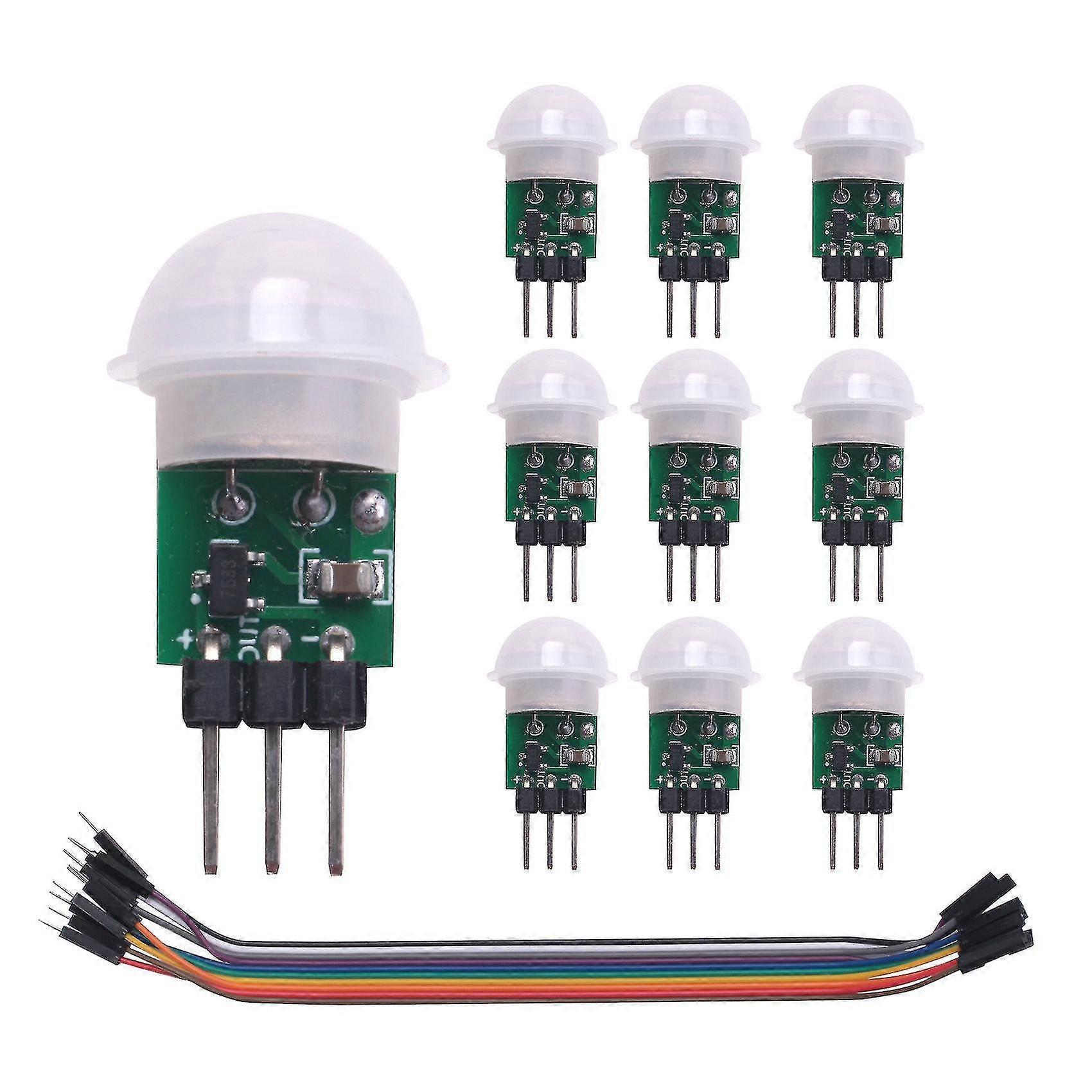 10pcs Am312 Mini Human Sensor Module -sr312 Ir Pyroelectric Infrared Pir Motion Sensor Detector Mod  xi