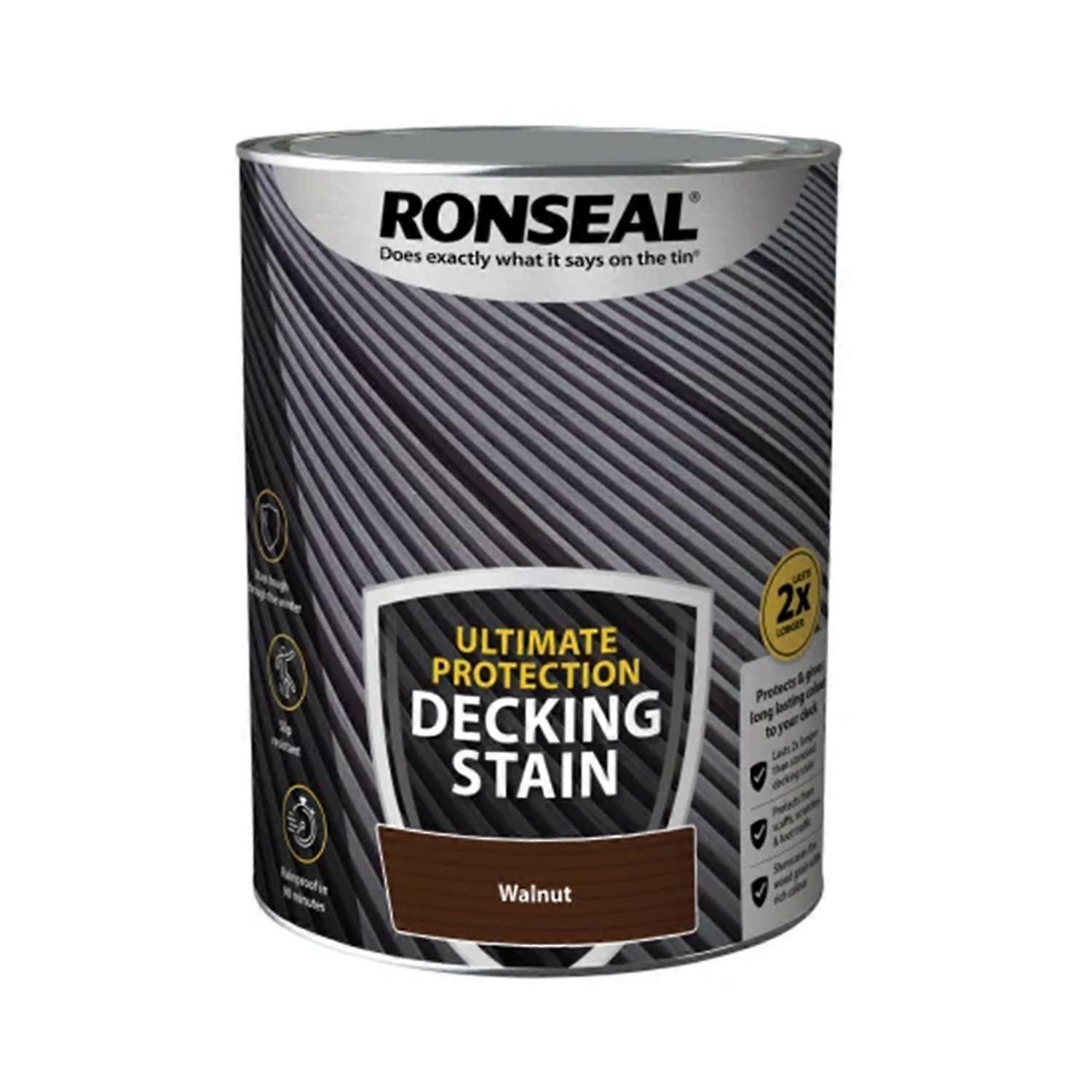 Ultimate Protection Decking Stain Walnut 5 litre