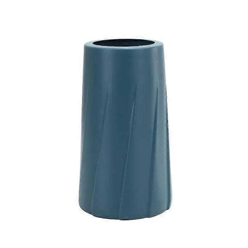 Flower Vase Blue Medium Nordic Plastic Table Decor Garden Vases