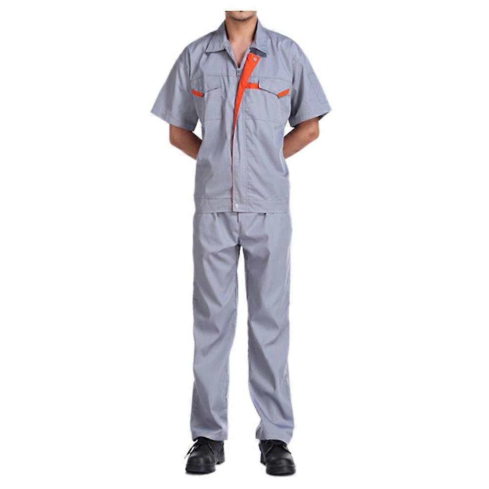 419 Summer Short Sleeve Work Protective Equipment Welder Clothes