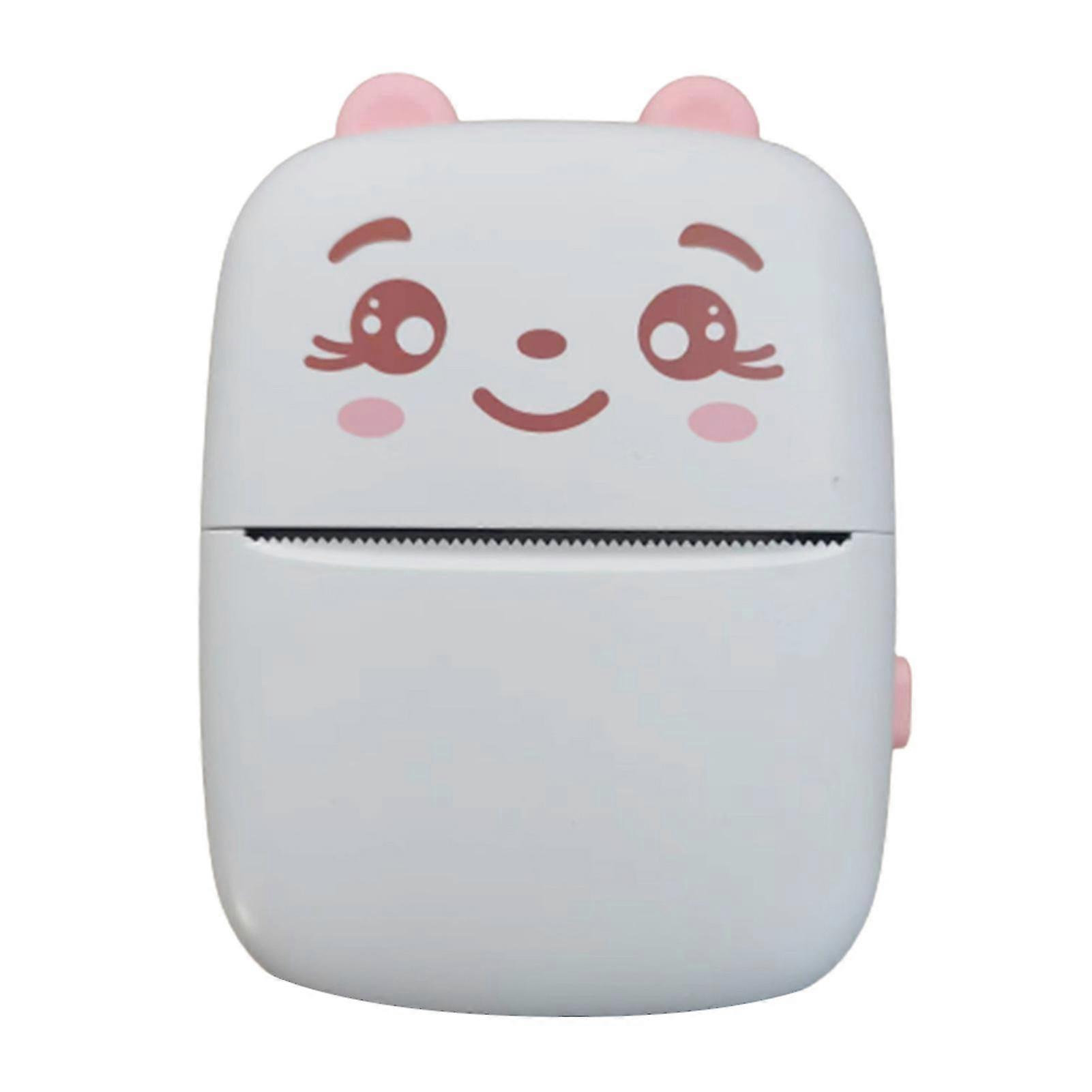 Printer, Mini Thermal Printer Compatible Bluetooth Portable Rechargeable Wireless Printer Easy to Operate
