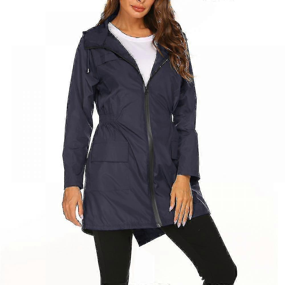 Casaco de chuva leve das mulheres impermeável jaqueta com capuz ao ar livre Caminhadas Jaquetas de chuva Rainwear