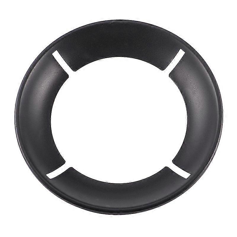1pc Pot Wind Shield Ring Energy Saving Wok Rack Fire Gathering Hood Black