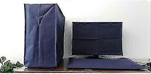 3 قطع الكمبيوتر الغبار غطاء مراقب + لوحة المفاتيح + الكمبيوتر المضيف الغبار الغبار دليل على الكمبيوتر يغطي حالة الكمبيوتر الغبار غطاء لسطح المكتب PC وحدة المعالجة المركزية برج حماية