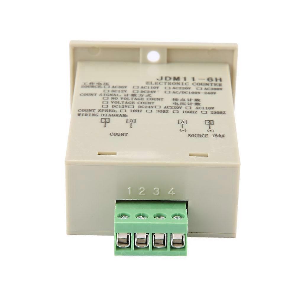 6 Digit Display Electronic Counter DC 24V - JDM11-6H