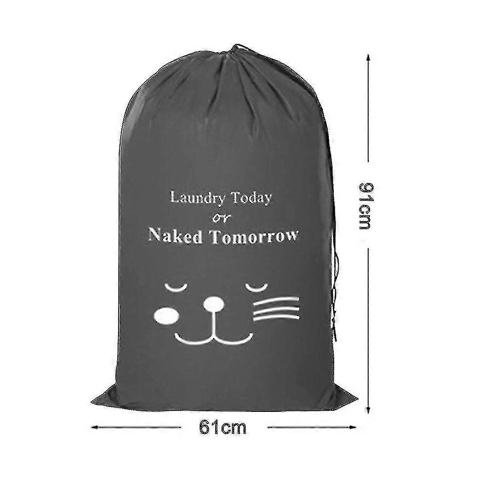 2 Pack Travel Laundry Bag, Machine Washable Dirty Clothes Organizer
